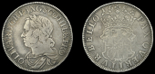 Oliver Cromwell, Crown, 1658/7 (Lessen E12; ESC 240 [10]; S 3226). Small edge mark at 10 o’clock, otherwise fine	...