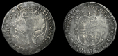 Philip and Mary (1554-1558), Shilling, 1555, English titles and mark of value, irregular lettering on obv., 5.59g/8h...