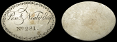 NOTTINGHAMSHIRE, Nottingham, [Nottingham Racecourse], uniface oval engraved silver, named (Penk. Neale, No. 281), 42...