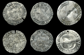 Philip and Mary (1554-1558), Groat, mm. lis, reads philip z and z regi, 1.87g/4h (N 1973; S 2508); together with a...