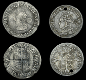 Elizabeth I (1558-1603), Third issue, Sixpence, 1561, mm. pheon, bust 1F, reads ang fra, 2.76g/4h (N 1997; S 2560);...
