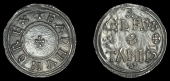 Eadmund (939-946), Penny, Two Line type [HT 1], Ælfstan, aelfs + tan mo in two lines divided by three crosses,...
