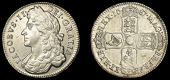 James II (1685-1688), Halfcrown, 1687, first bust, edge tertio (ESC 753 [498]; S 3408). Minor flecking, otherwise...