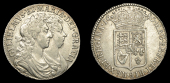 William and Mary (1688-1694), Halfcrown, 1689, first shield, caul only frosted, pearls, edge primo (ESC 831 [505]; S...