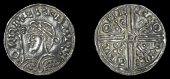 Harold I (1035-1040), Penny, Long Cross and Fleur-de-lis type, Colchester, Godric, godric on conc (dr ligulate),...
