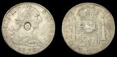 George III (1760-1820), Bank of England, MEXICO, Charles III, 8 Réales, 1777fm, Mexico City, obv. countermarked...