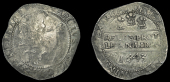 Charles I (1625-1649), Bristol mint, Halfcrown, 1643, no mm., from an Oxford obv. die, Oxford horseman, Oxford plume...