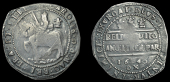 Charles I (1625-1649), Oxford mint, Halfcrown, 1645, mm. plume on obv. only, Briot’s horseman, Oxford plume...