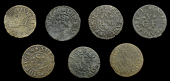 Bankside, Henry Stiles, Farthings, 1666 (2), 0.77g/9h, 0.52g/3h (both E 312; N 4744, former 4744a, this piece; BW....