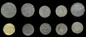 Bermondsey Street, George Cave, Farthing, 0.47g/7h (E 338; N –; BW. 154); Richard Melton, Farthing, 0.90g/6h (E...