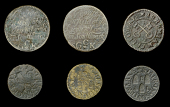 Borough High Street, Sam Abery, Farthing, 1.13g/6h (E 386; N 4783a, this piece; BW. 2); A.I.B. at the beare and...