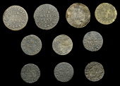 Tooley Street, Tho. Bell, Farthing, 1.00g/6h (E 949; N 5103; BW. 422); Brian Bowdler, Halfpenny, 1.96g/6h (E 951; N...