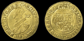 Charles I (1625-1649), Tower mint, Unite, Gp B, class Ia, mm. castle, bust 2a, rev. no stops, 9.03g/1h (SCBI...
