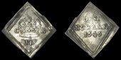 Charles I (1625-1649), Newark, Sixpence, 1646, richly jewelled crown, 2.97g/12h (Hird 267, same dies; SCBI Brooker...