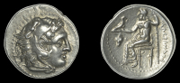 Greek Coinages, KINGS OF MACEDON, Alexander III, Drachm, uncertain mint in Asia Minor, 323-280, head of Herakles...