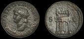 Roman Imperial Coinage, Nero, Sestertius, Lugdunum, c. 62-8, imp nero caesar avg pont max tr pot p p, laureate bust...