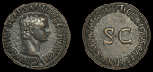 Roman Imperial Coinage, Germanicus, As, restitution issue under Claudius, Rome, c. 50-4, germanicvs caesar ti avg f...
