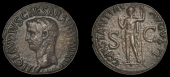 Roman Imperial Coinage, Claudius, As, Rome, c. 50-4, ti clavdivs caesar avg p m tr p imp p p, bust left, rev....