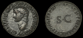 Roman Imperial Coinage, Germanicus, As, restitution issue under Gaius (Caligula), Rome, 37-8, germanicvs caesar ti...