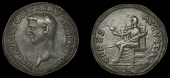 Roman Imperial Coinage, Claudius, Dupondius, Rome, c. 41-50, ti clavdivs caesar avg p m tr p imp, bust left, rev....