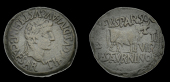 Roman Provincial Coinage, TARRACONENSIS, Calagurris, Tiberius, As, c. 14-37, citing the duoviri L. Ful. Sparsus and...