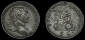 Roman Imperial Coinage, Trajan, Sestertius, Rome, c. 103-11, imp caes nervae traiano avg ger dac p m tr p cos v p p,...