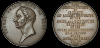 Thomas de Grey, 1844, a copper medal by I. Parkes, bust left, rev. legend in 14 lines, date below, 43mm (BHM 2153)....