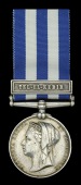 Egypt and Sudan 1882-89, dated reverse, 1 clasp, Tel-El-Kebir (Duffr. Nihal Singh 13th. Bengal Lancers) test cut...