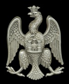 Bedfordshire Yeomanry Senior NCO’s Arm Badge.
A fine quality and very scarce die-stamped white metal example,...