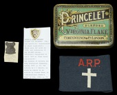 Second World War Insignia.
Comprising a fine quality bronze hat badge for the ‘American Volunteer Force Fleet St....