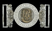 5th Royal Elthorne Middlesex Militia Officer’s Waist Belt Clasp 1855-81.
Of standard 1855 pattern in silver...