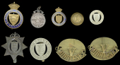 Middlesex National Reserve, Middlesex Cadets Insignia.
The National Reserve cap badge shows a crowned enamelled...