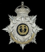 The Middlesex Regiment (Duke of Cambridge’s Own) 3rd Militia Battalion Officer’s Helmet Plate 1902-08.
A very...