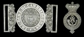 The Middlesex Regiment (Duke of Cambridge’s Own) Militia Battalion Officer’s Waist Belt Plate and Other Ranks...
