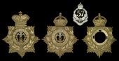 The Middlesex Regiment (Duke of Cambridge’s Own) Other Ranks Helmet Plates 1881-1914.
The QVC and KC examples of...
