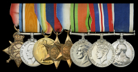 Eight: Petty Officer F. G. Leather, Royal Navy

1914-15 Star (J. 11167, F. G. Leather, A.B., R.N.); British War...