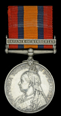 Queen’s South Africa 1899-1902, 1 clasp, Defence of Kimberley (77147 Bomb: F. G. J. W. Marshall, 23rd. W.D.,...