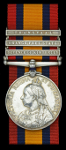 Queen’s South Africa 1899-1902, 3 clasps, Defence of Kimberley, Orange Free State, Transvaal (4788 Pte. A. Hedger,...