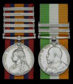 Pair: Private H. Quick, 18th Hussars

Queen’s South Africa 1899-1902, 5 clasps, Talana, Defence of Ladysmith,...