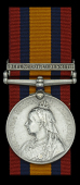 Queen’s South Africa 1899-1902, 1 clasp, Defence of Ladysmith (99991 Gnr: P. Smith, 53rd. Bty: R.F.A.) traces of...