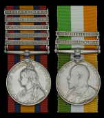 Pair: Lance-Corporal H. J. Medley, Royal Engineers

Queen’s South Africa 1899-1902, 5 clasps, Cape Colony,...