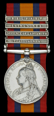 Queen’s South Africa 1899-1902, 4 clasps, Talana, Defence of Ladysmith, Laing’s Nek, Belfast (4488 Pte. R....