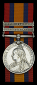Queen’s South Africa 1899-1902, 2 clasps, Talana, Defence of Ladysmith (7450 Pte. J. Greenhalgh. K.R.R.C.) good...