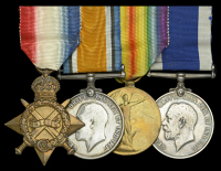 Four: Chief Yeoman of Signals W. A. Caton, Royal Navy

1914-15 Star (J. 24573, W. A. Caton, Sig., R.N.); British...