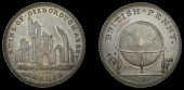 Yorkshire, Guisborough, Skidmore’s Globe series, Penny, 1797, from the same dies as previous, edge i promise to...