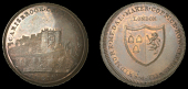 Hampshire, Carisbrooke (Isle of Wight), Skidmore’s Clerkenwell series, Penny, view of Carisbrook Castle, rev....