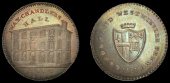 London, Maiden Lane, Skidmore’s London and Westminster series, Penny, 1797, type 5, Waxchandlers’ Hall, rev....