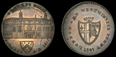 London, Princes Street, Skidmore’s London and Westminster series, Penny, 1797, type 5, Grocers’ Hall, rev. City...
