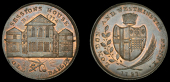London, Old Bailey, Skidmore’s London and Westminster series, Penny, 1797, type 3, Sessions House, Old Bailey,...
