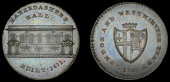 London, Cheapside, Skidmore’s London and Westminster series, Penny, 1797, type 5, Haberdashers’ Hall, rev. City...
